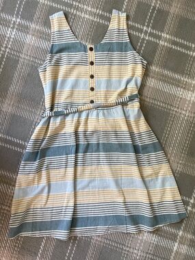 Mata Traders ethical cotton striped reversible dress XL
